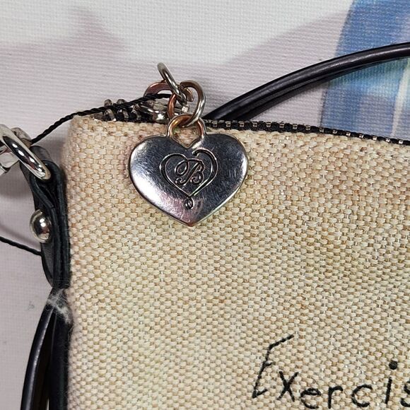 Brighton BLK/RED/TAUPE Crossbody Bag - Picture 6 of 12